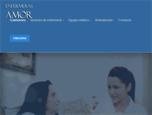 Tablet Screenshot of enfermerasamor.com.mx